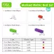 Marked Metric Rod Set Math Toys for Base Ten Learning