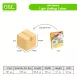 Cubes Linking Math Toys 1 Gram Plastic Weights with a Building Board