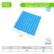Interlocking Boards for Math Coordinate System Creativity Play Wall