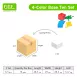Base Ten Math Toy Set with Thousand Blocks Hundred Flats Ten Rods Unit Cubes