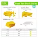 Base Ten Math Toy Set with Thousand Blocks Hundred Flats Ten Rods Unit Cubes