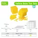 Base Ten Math Toy Set with Thousand Blocks Hundred Flats Ten Rods Unit Cubes