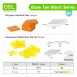 Base Ten Math Toy Set with Thousand Blocks Hundred Flats Ten Rods Unit Cubes