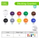 Colorful Stacking Buttons Math Toys for Counting and Sorting