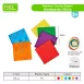 Plastic Pegboards with Rubber Bands for Geometry Learning Math Toys for Kids (COLOR/RAINBOW))