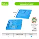 Plastic Pegboards with Rubber Bands for Geometry Learning Math Toys for Kids (COLOR/RAINBOW))