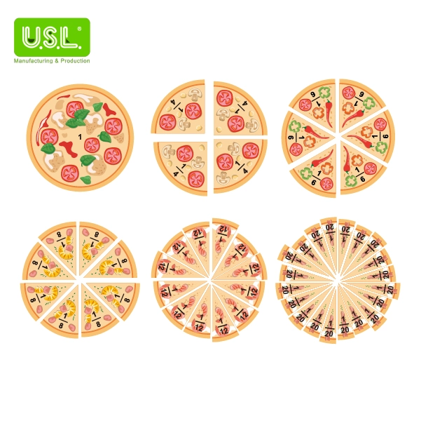 Magnetic Pizza Fractions