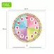 Dry Erase Magnetic Teaching Clock- Colorful Edition