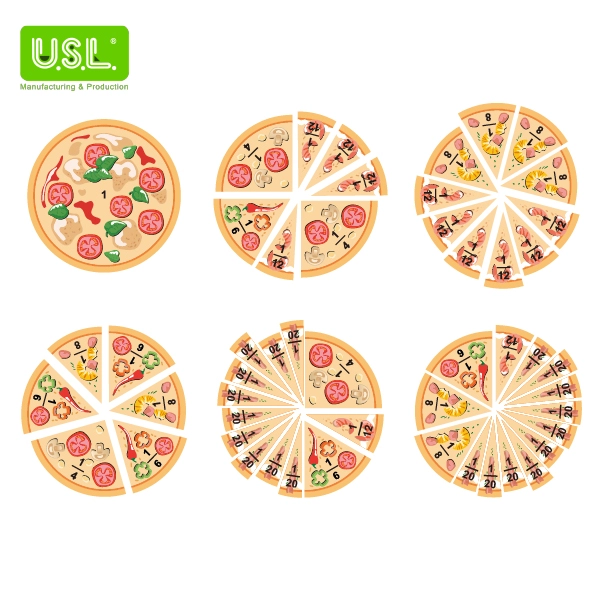 Magnetic Pizza Fractions