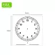 Dry Erase Magnetic Teaching Clock- Black & White