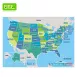 Dry Erase Magnetic Map of the U.S.