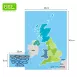Dry Erase Magnetic Map of the UK