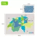 Dry Erase Magnetic Map of Switzerland