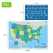 Dry Erase Magnetic Map of the U.S.