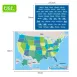Dry Erase Magnetic Map of the U.S.