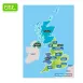 Dry Erase Magnetic Map of the UK