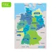 Dry Erase Magnetic Map of Germany-Deutschlandkarte