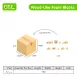 Wood-Like Early Learning EVA Soft Stacking Foam Building Blocks forToddlers Educational Toys