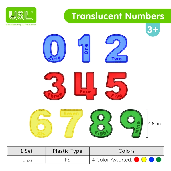 Translucent Numbers Light Table Toys Sensory Toys