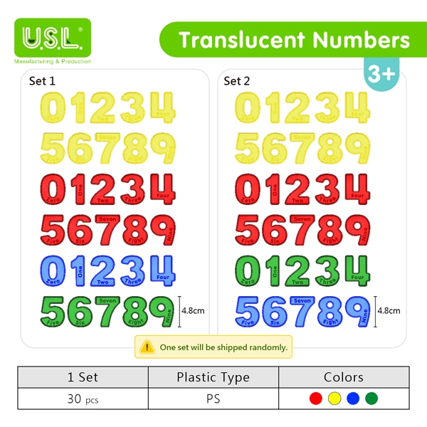 Translucent Numbers Light Table Toys Sensory Toys