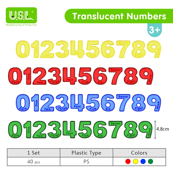 Translucent Numbers Light Table Toys Sensory Toys
