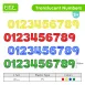 Translucent Numbers Light Table Toys Sensory Toys