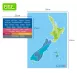 Dry Erase Magnetic Map of New Zealand