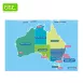 Dry Erase Magnetic Map of Australia