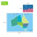 Dry Erase Magnetic Map of Australia