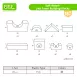 Soft Wood-Like Foam Building Blocks EVA foam blocks