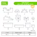 Soft Wood-Like Foam Building Blocks EVA foam blocks