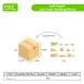 Soft Wood-Like Foam Building Blocks EVA foam blocks