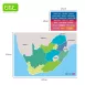 Dry Erase Magnetic Map of South Africa