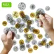 Translucent USD Coins Play Money Set for Light Tables, Board Games, and Pretend Play