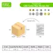 Translucent USD Coins Play Money Set for Light Tables, Board Games, and Pretend Play