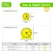 Children's Teaching Clock with Day and Night Display Kids Learning Clock