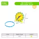 Children's Teaching Clock with Day and Night Display Kids Learning Clock