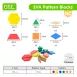 EVA Form Pattern Blocks - Geometric Shapes for Kids