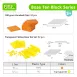 Base Ten Math Toy Set with Thousand Blocks Hundred Flats Ten Rods Unit Cubes