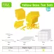 Base Ten Math Toy Set with Thousand Blocks Hundred Flats Ten Rods Unit Cubes