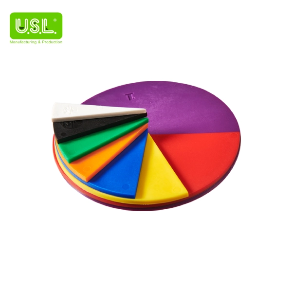 【十進位、分數】圓形分數板