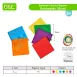 Plastic Pegboards with Rubber Bands for Geometry Learning Math Toys for Kids (COLOR/RAINBOW)