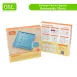 Plastic Pegboards with Rubber Bands for Geometry Learning Math Toys for Kids (COLOR/RAINBOW)