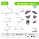 Multilateral Blocks for Learning Counting Sorting Geometry Colors Relative Size Concept Math Toys Math Puzzles