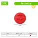 Clear Plastic Home & School Supplies Buckets with Red Lids
