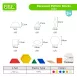Pattern Blocks Shape Puzzles Math Toys for Creativity Counting and Sorting Skills