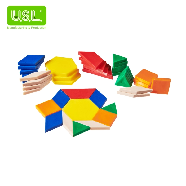 【几何拼图】 六形六色系列