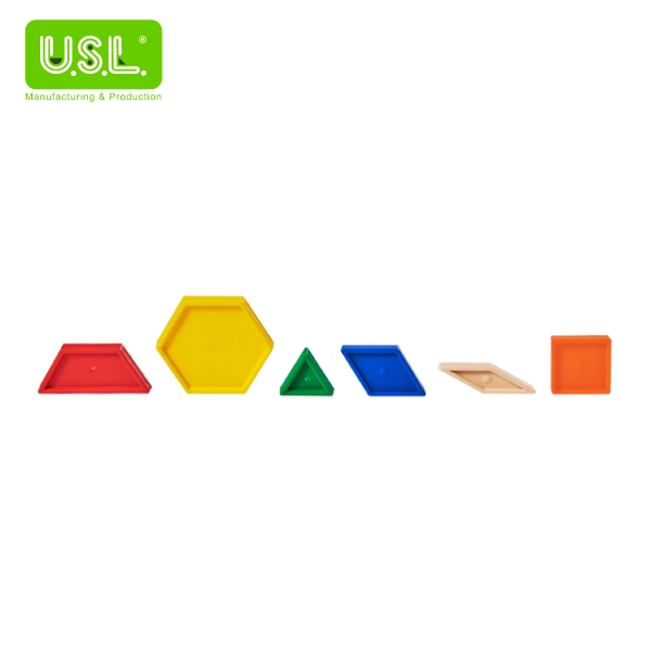 【几何拼图】 六形六色系列