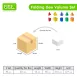 Translucent Colorful Folding Geo Volume Set for light tables_Math Toys