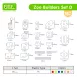 Animal Shaped Interlocking Building Blocks Educational Toys for Creative Play (zoo theme)